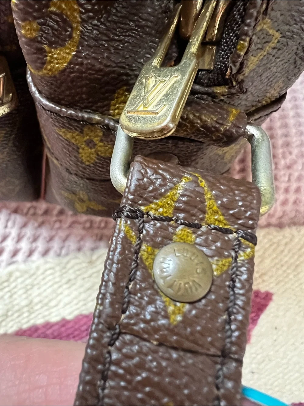 Louis Vuitton Vintage Monogram Nile GM Shoulder Bag